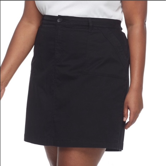 Croft Barrow Black Twill Skort | Poshmark